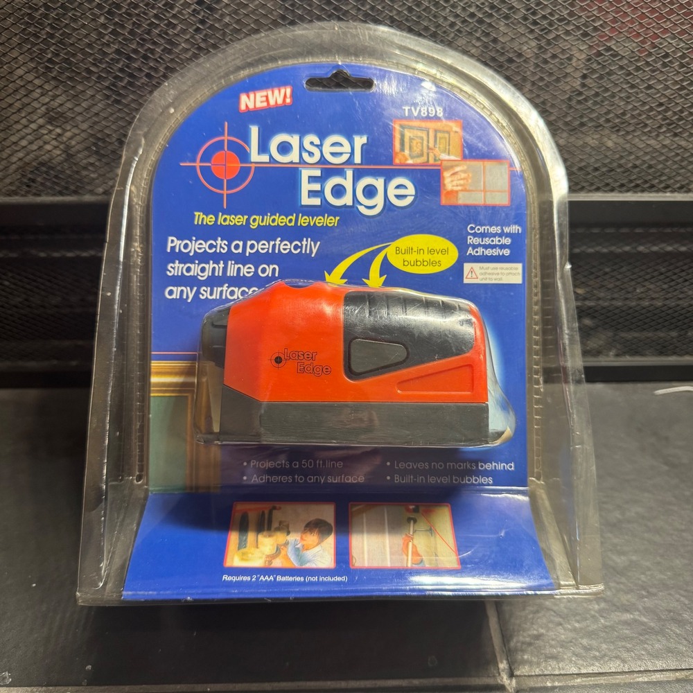 Laser Edge TV898 Laser‎ Guided Leveler with Built-in Level Bubbles & Adhesive